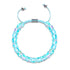 Blue Nebula | Silver | Double Galaxy Glass Bracelet
